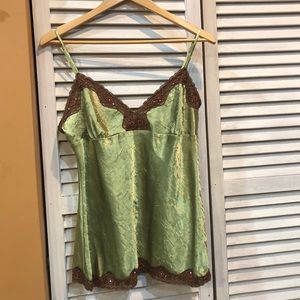 Silky dress tank